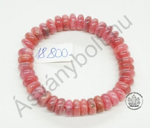 Rodokrozit extra korong karkötő 18800