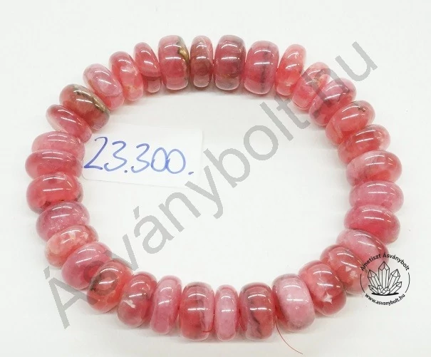 Rodokrozit extra korong karkötő 23300