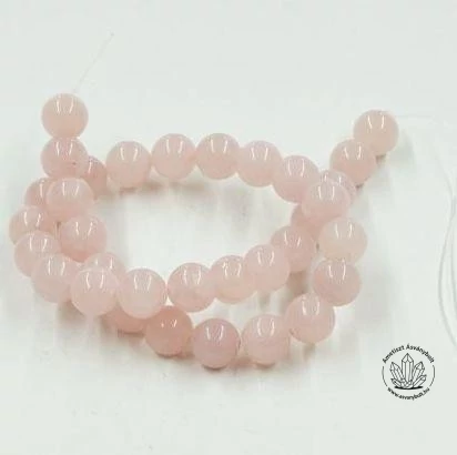Rózsakvarc 12 mm-es golyók 5 db