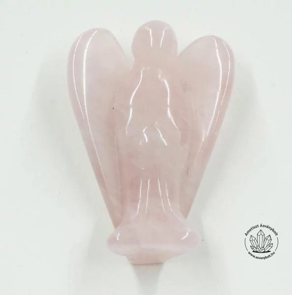 Rózsakvarc kicsi angyal figura