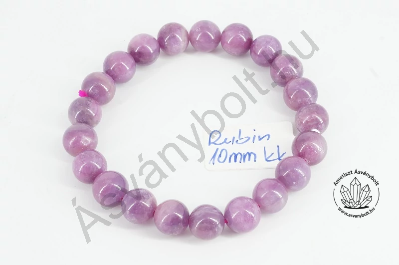 Rubin 10 mm-es golyós karkötő 69800