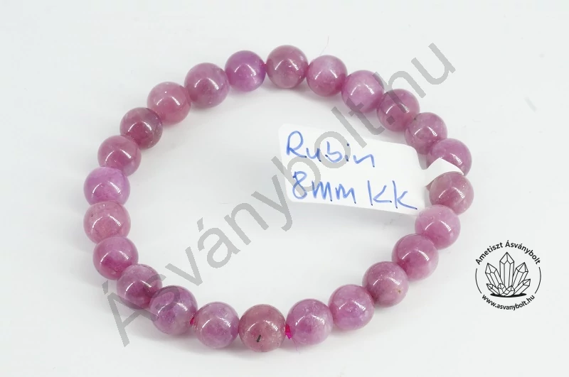 Rubin 8 mm-es golyós karkötő 28200
