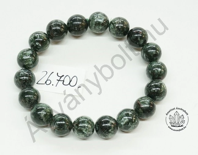 Szerafinit 11 mm-es golyós karkötő 26700