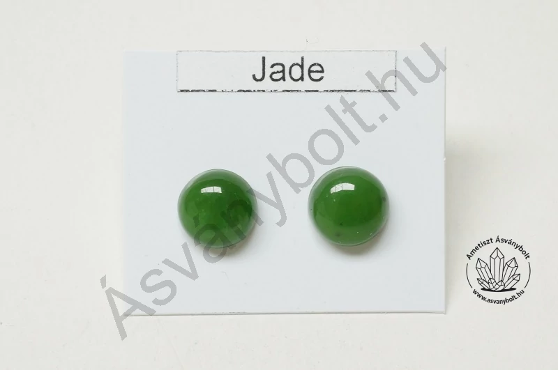 Szibériai jade 8-as beszúrós füli nemesacéllal