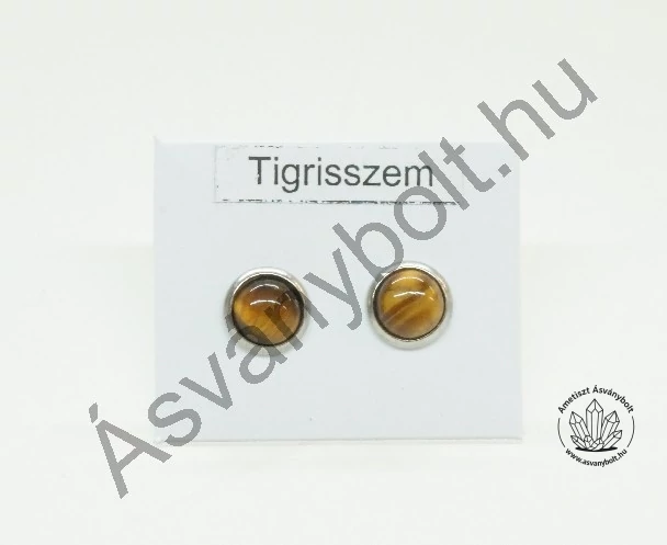 Tigrisszem 6-os félgömb füli nemesacélban