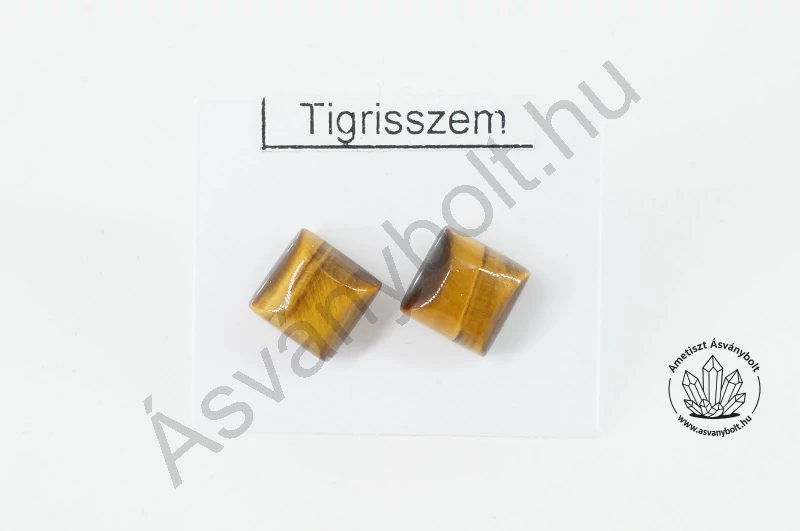 Tigrisszem 8x8-as négyzet nemesacélos füli