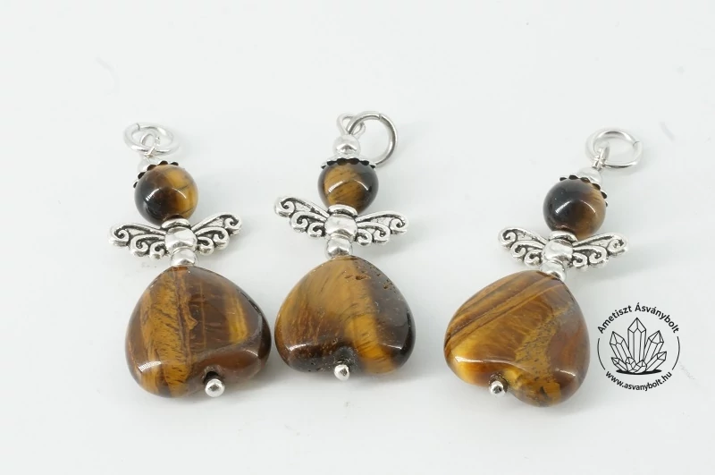 Tigrisszem szív tündér medál