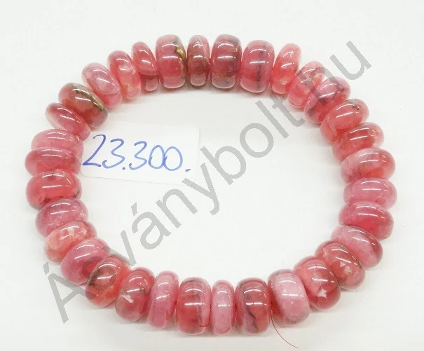 Rodokrozit extra korong karkötő 23300