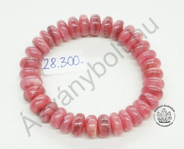 Rodokrozit extra korong karkötő 28300