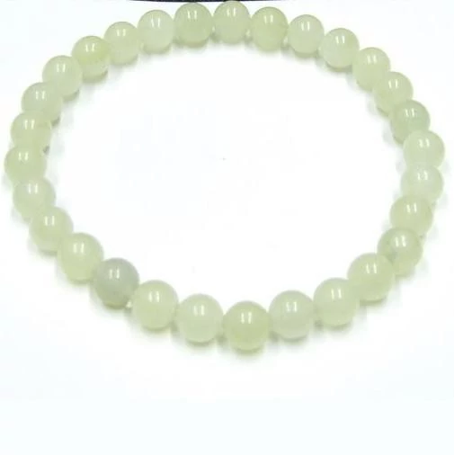 Jade 6 mm-es golyós féldrágakő karkötő